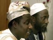 Pasteur James Movel Wuye (gauche) et Imam Muhammed Nurayn Ashafa du Nigeria (Photo : Joanna Margueritte)