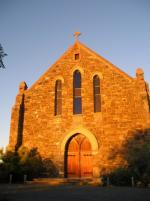 The church at sunset