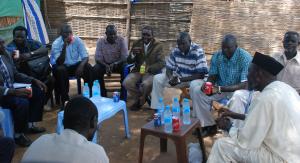 Meeting the leadership of the Muslim community in Juba 