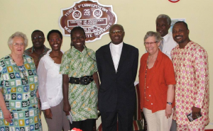 Meeting with Mgr Evariste Ngoyagoye in Bujumbura