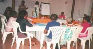 Participants of Peace Circles in a session