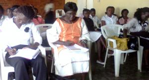 A total of 20 women and 1 man who recently attended the Peace Building half-day workshop of Women Creators of Peace in Uganda Held At YWCA offices in Kampala On 18th November 2013.