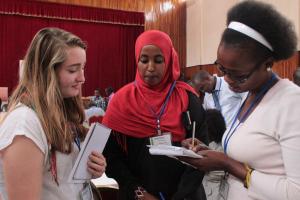 Delegates engaging during EAYF 2 in Kampala