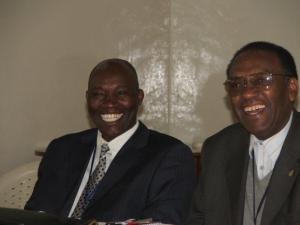 Peter Munga and Dr Mageria