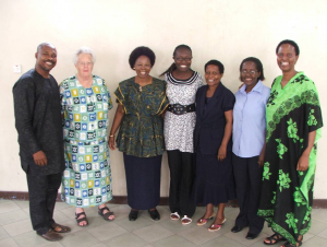 The Hon Anna Abdallah (3 from left) with the team (Photo: Unknown)