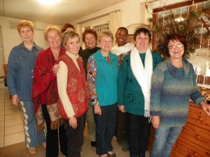 Peace circle participants on Oosterhuizen farm about 15km outside Ventersdorp (Photo: Jackie Euvrard)