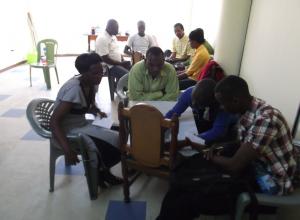 At the IofC office in Nakuru