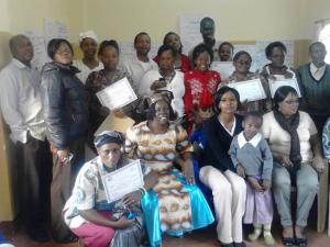 Graduates at one of the workshops on nation-building held by Workshop for Africa at Subukia, Kenya earlier this month