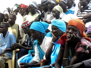 Villagers in Walgak, western Akobo County