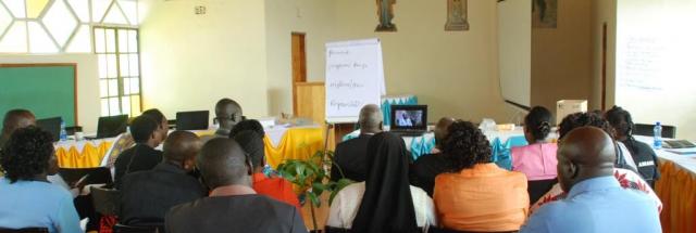 Screening of the film by the Catholic Justice and Peace Commission in Nakuru