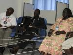 Participants in Juba Sudan Creators of Peace Circle workshop.